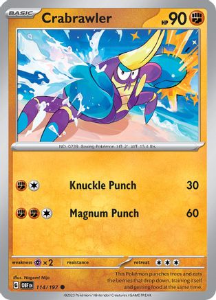 Crabrawler 114  - Common