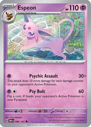 Espeon 086  - Uncommon