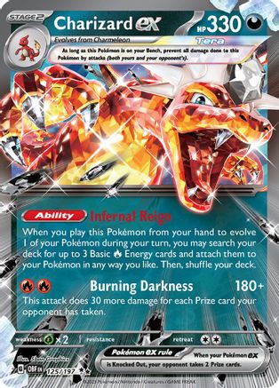 Charizard ex 125/197  - Holofoil - Double Rare