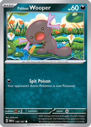 Paldean Wooper 126/197  - Common