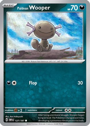Paldean Wooper 127/197  - Common