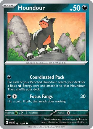Houndour 131/197  - Common