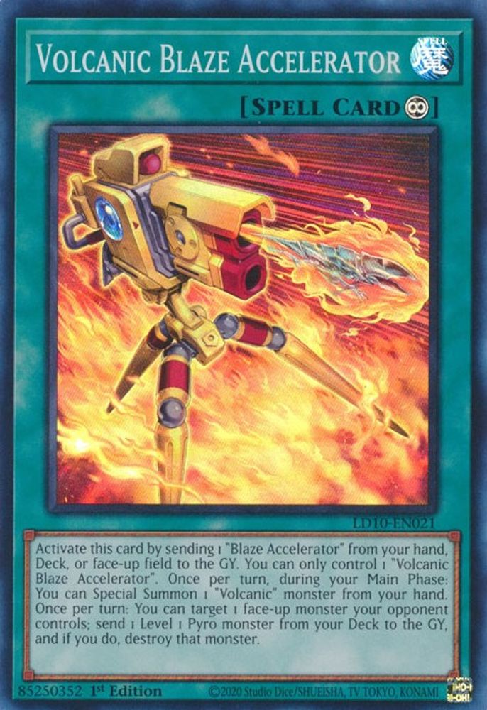 Volcanic Blaze Accelerator (LD10-EN021) - Super Rare