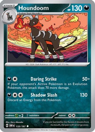 Houndoom 133  - Uncommon