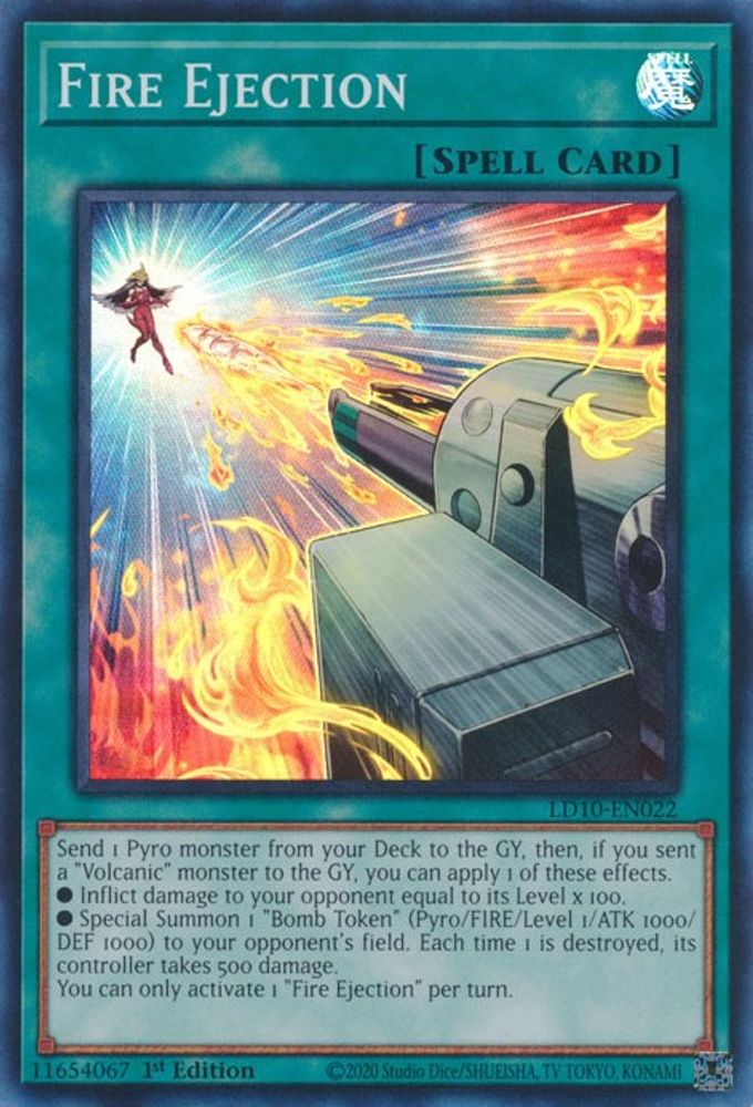 Fire Ejection (LD10-EN022) - Super Rare