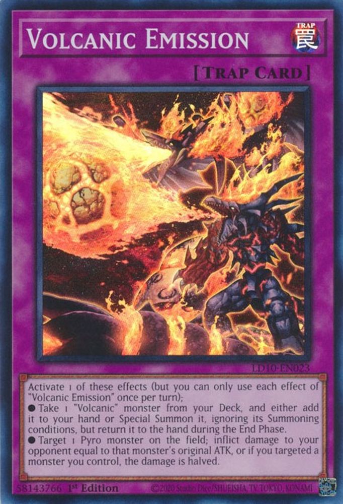 Volcanic Emission (LD10-EN023) - Super Rare