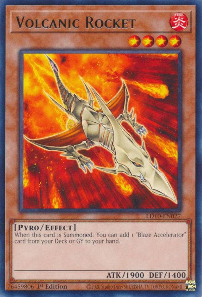 Volcanic Rocket (LD10-EN027) - Rare