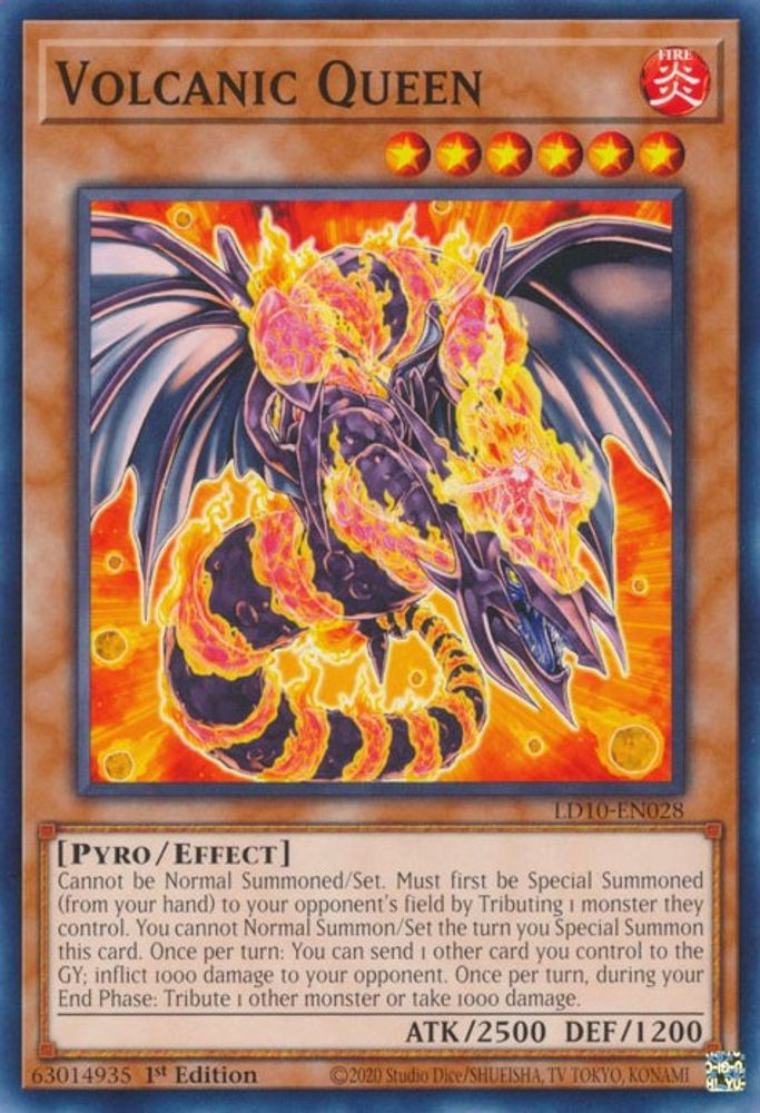 Volcanic Queen (LD10-EN028) - Common