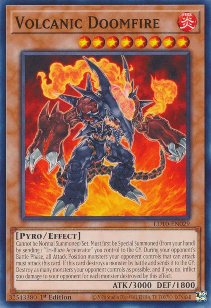 Volcanic Doomfire (LD10-EN029) - Common