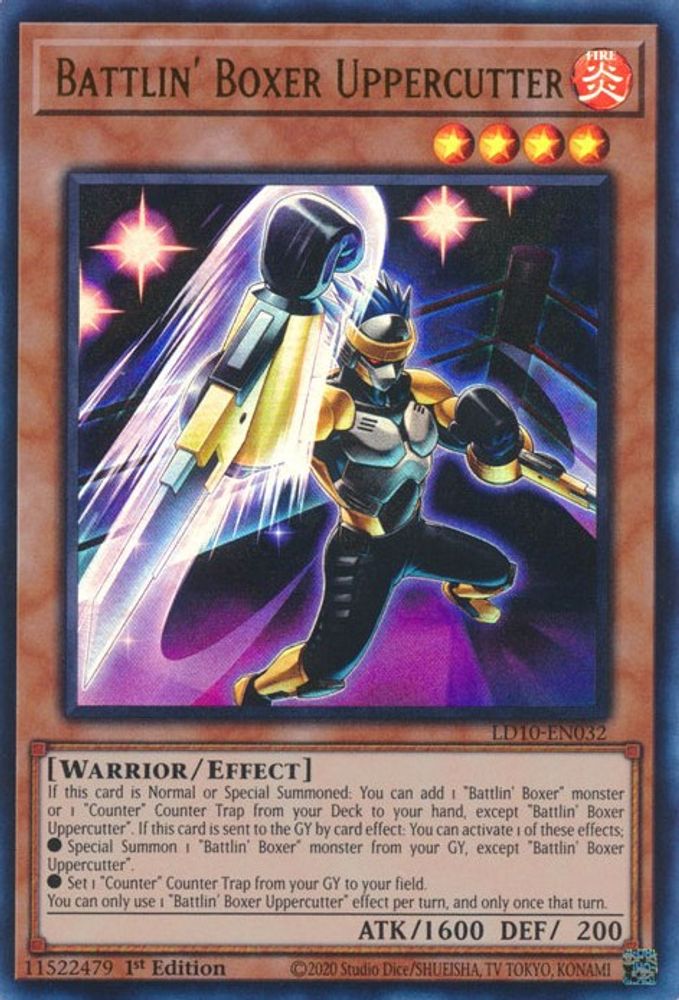 Battlin' Boxer Uppercutter [LD10-EN032] Ultra Rare 