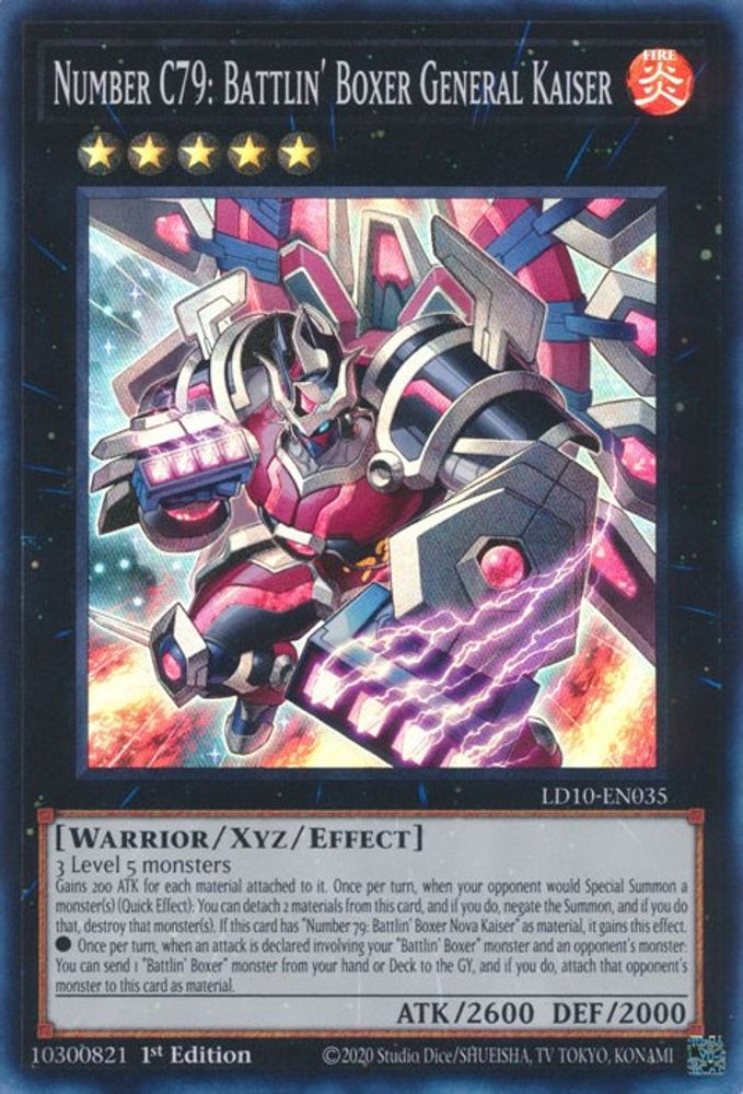 Number C79: Battlin' Boxer General Kaiser (LD10-EN035) - Super Rare
