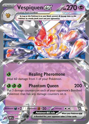 Vespiquen ex 096  - Holofoil - Double Rare