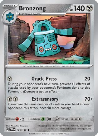Bronzong 145  - Uncommon