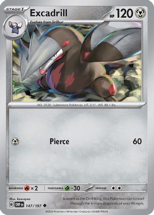 Excadrill 147  - Uncommon