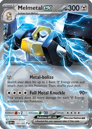 Melmetal ex 153  - Holofoil - Double Rare