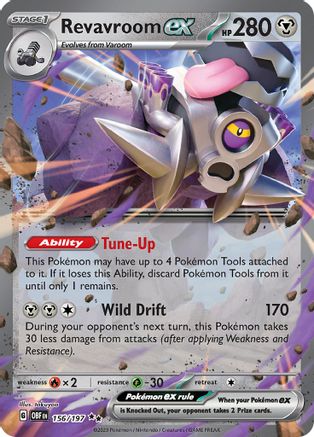 Revavroom ex 156  - Holofoil - Double Rare