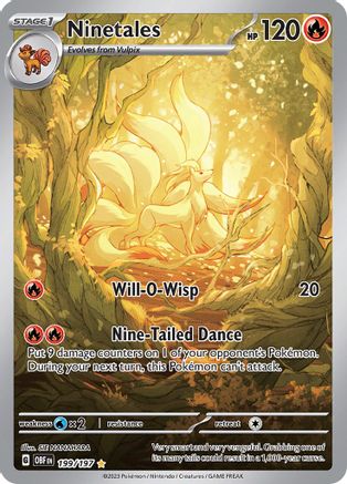 Ninetales 199/197  - Holofoil - Illustration Rare