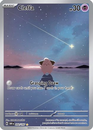 Cleffa 202/197  - Holofoil - Illustration Rare