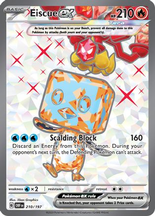 Eiscue ex 210/197  - Holofoil - Ultra Rare