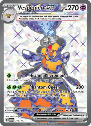 Vespiquen ex 212/197  - Holofoil - Ultra Rare