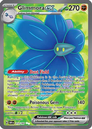 Glimmora ex 213/197  - Holofoil - Ultra Rare