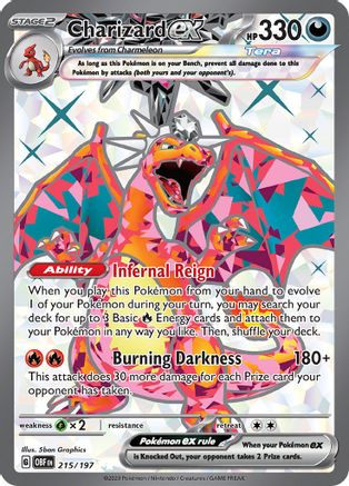 Charizard ex 215/197  - Holofoil - Ultra Rare