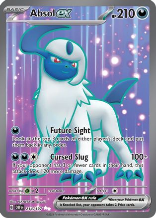 Absol ex (214/197) [Scarlet & Violet: Obsidian Flames]