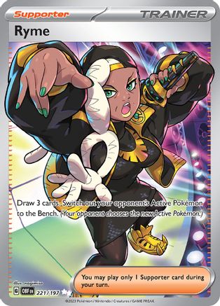 Ryme 221/197  - Holofoil - Ultra Rare