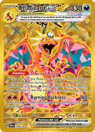 Charizard ex 228/197  - Holofoil - Hyper Rare
