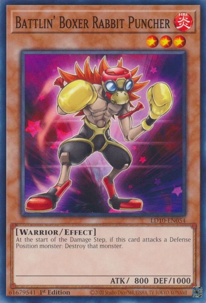 Battlin' Boxer Rabbit Puncher (LD10-EN054) - Common