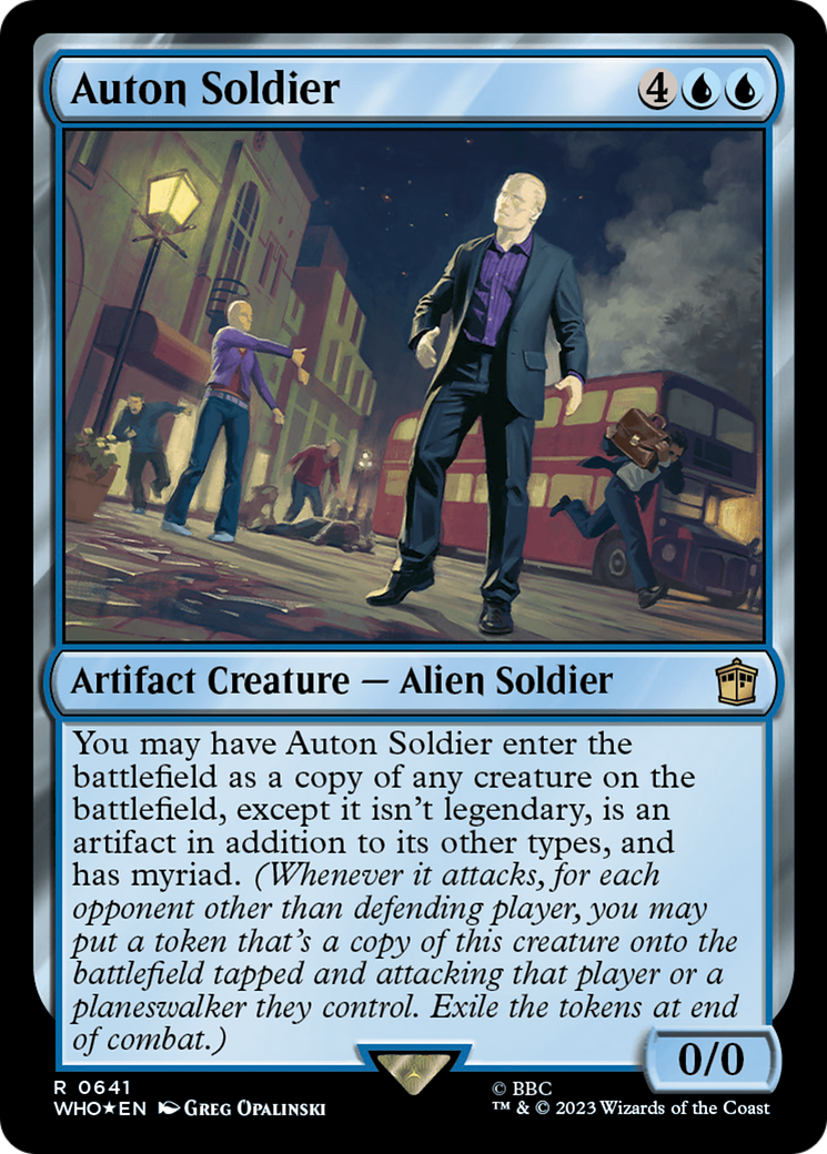 Soldat Auton (Surge Foil) [Doctor Who] 