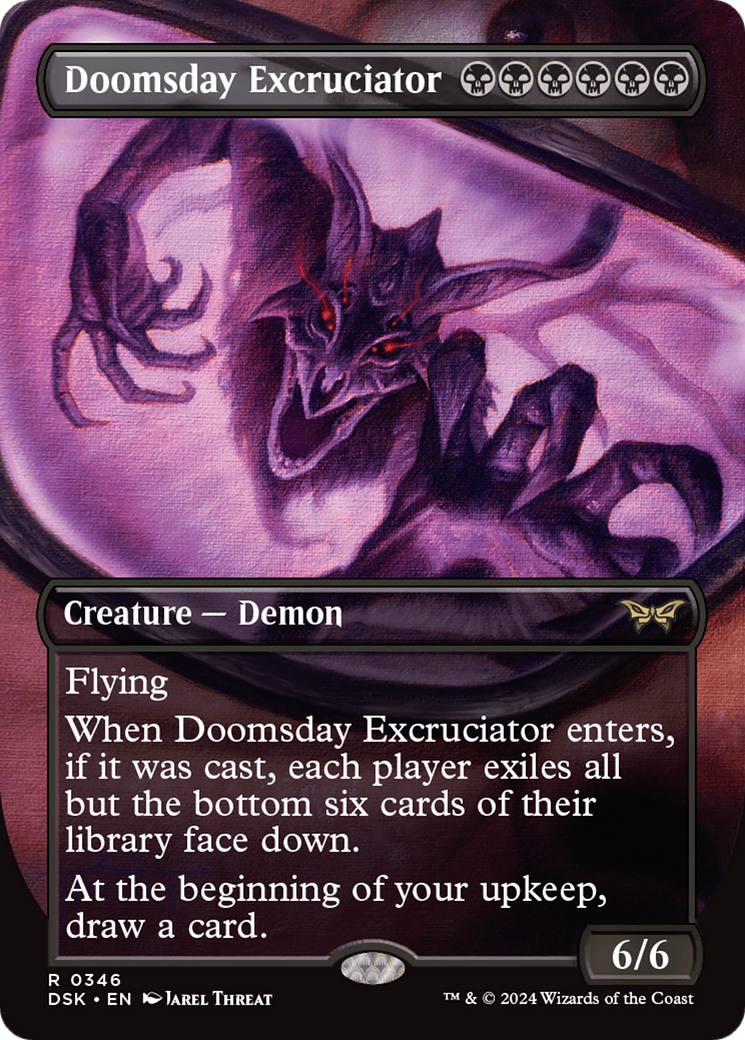 Doomsday Excruciator (Borderless) (DSK-346) - Duskmourn: House of Horror (Borderless)