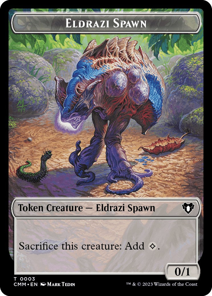 Eldrazi Spawn // Jeton double face du germe phyrexian [Jetons du commandant maître] 