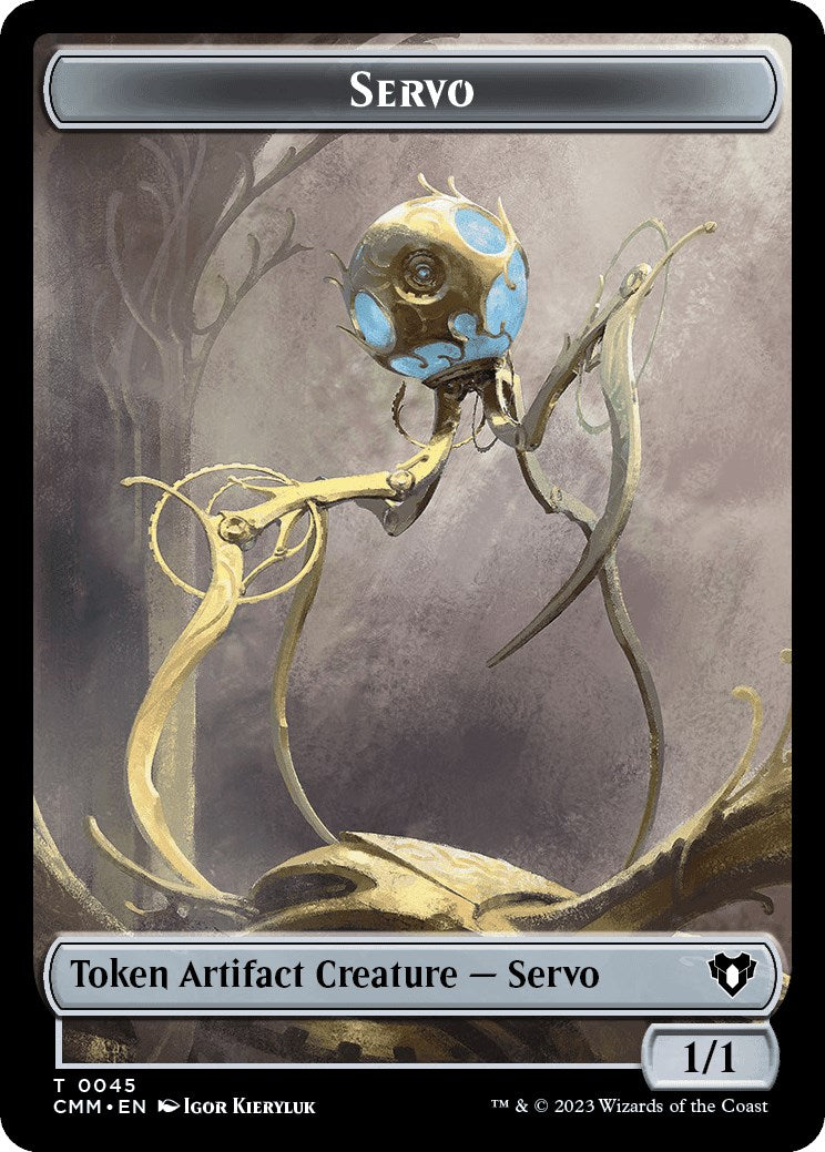 Servo // Jeton Assassin double face [Jetons Commander Masters] 
