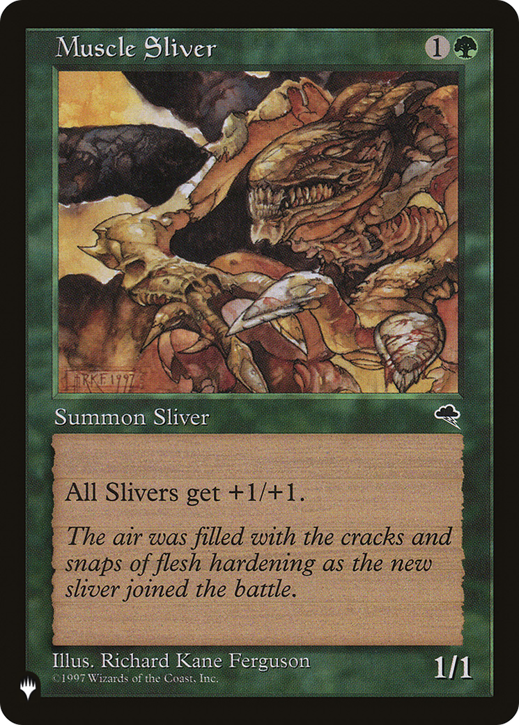Muscle Sliver (LIST-TMP-238) - The List