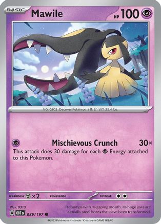 Mawile 089/197  - Common
