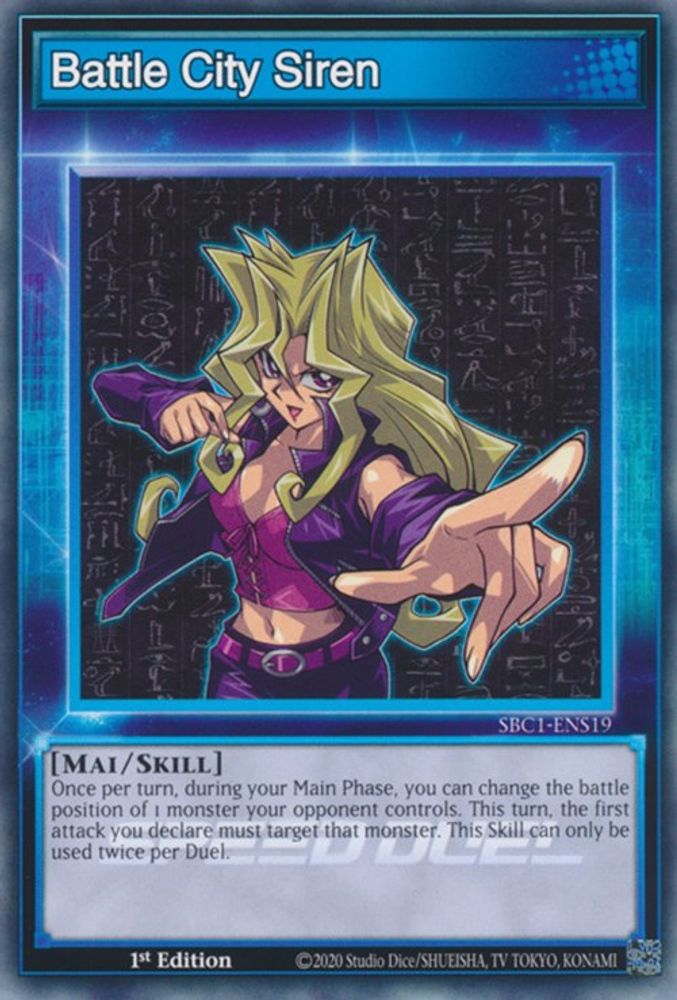 Battle City Siren (SBC1-ENS19) - Common