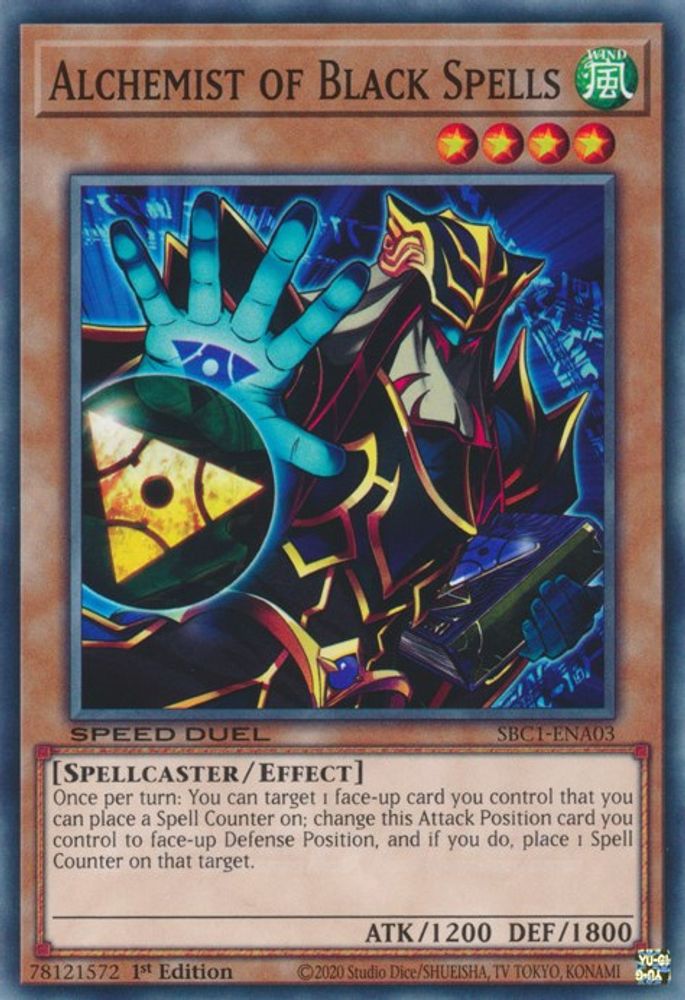 Alchemist of Black Spells (SBC1-ENA03) - Common