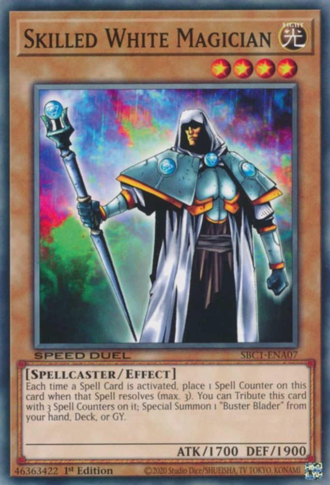 Skilled White Magician (SBC1-ENA07) - Common