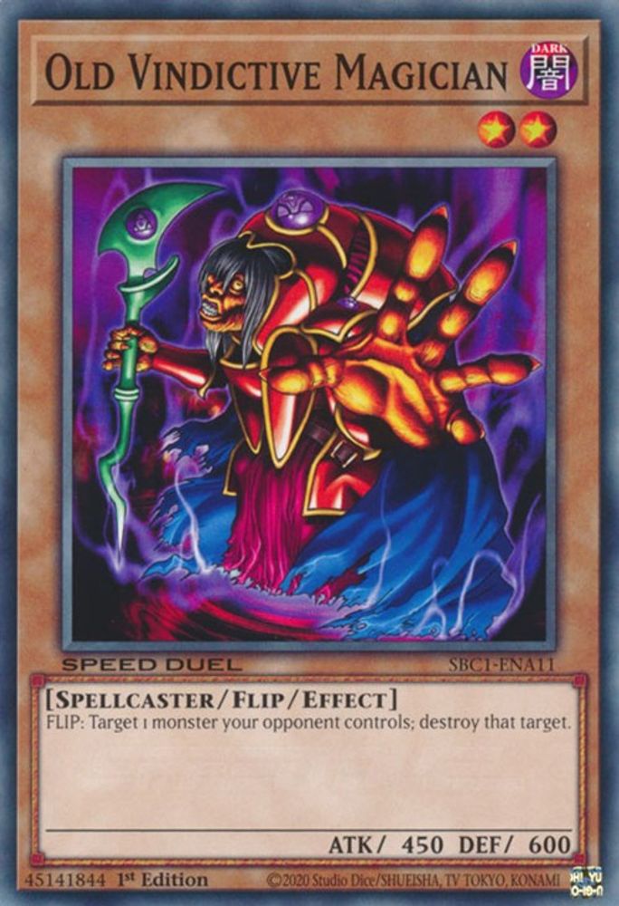 Old Vindictive Magician (SBC1-ENA11) - Common