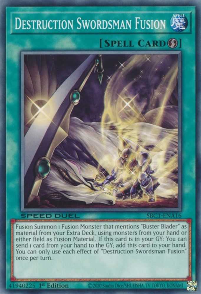 Destruction Swordsman Fusion (SBC1-ENA16) - Common