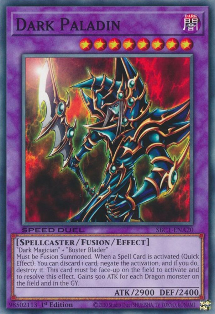 Dark Paladin (SBC1-ENA20) - Common