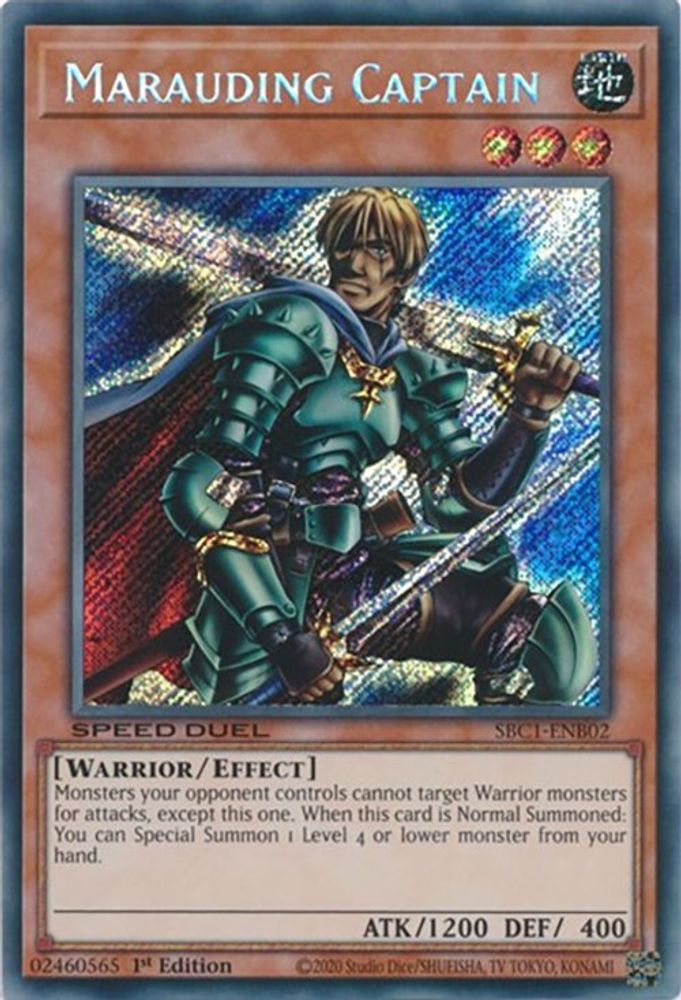 Marauding Captain (Secret Rare) (SBC1-ENB02) - Secret Rare