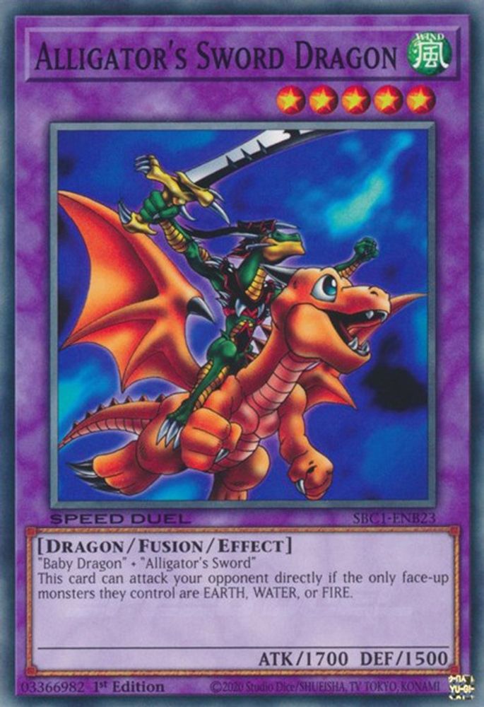 Dragon-épée d'alligator [SBC1-ENB23] Commun 