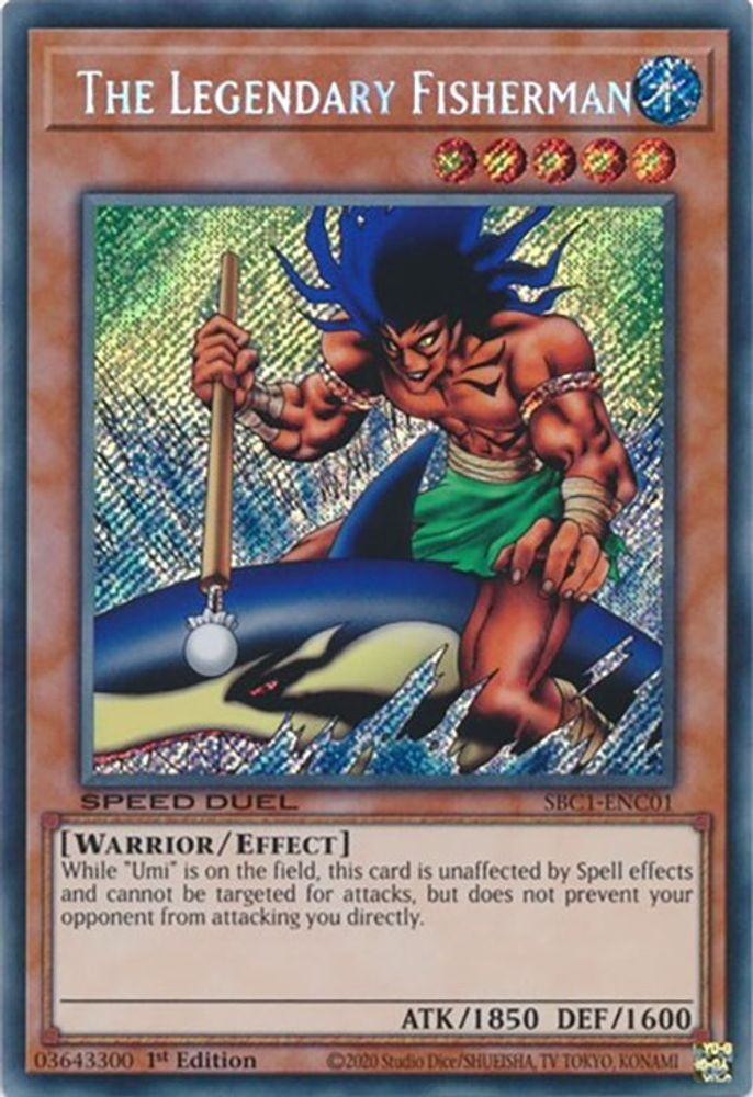 The Legendary Fisherman (Secret Rare) (SBC1-ENC01) - Secret Rare