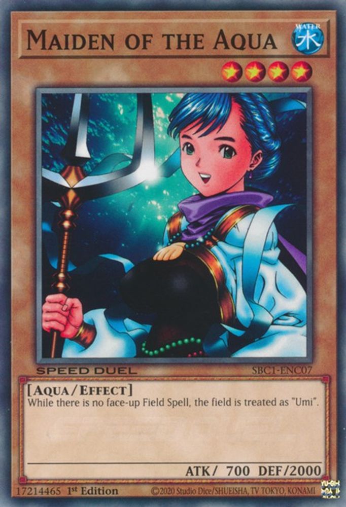 Maiden of the Aqua (SBC1-ENC07) - Common