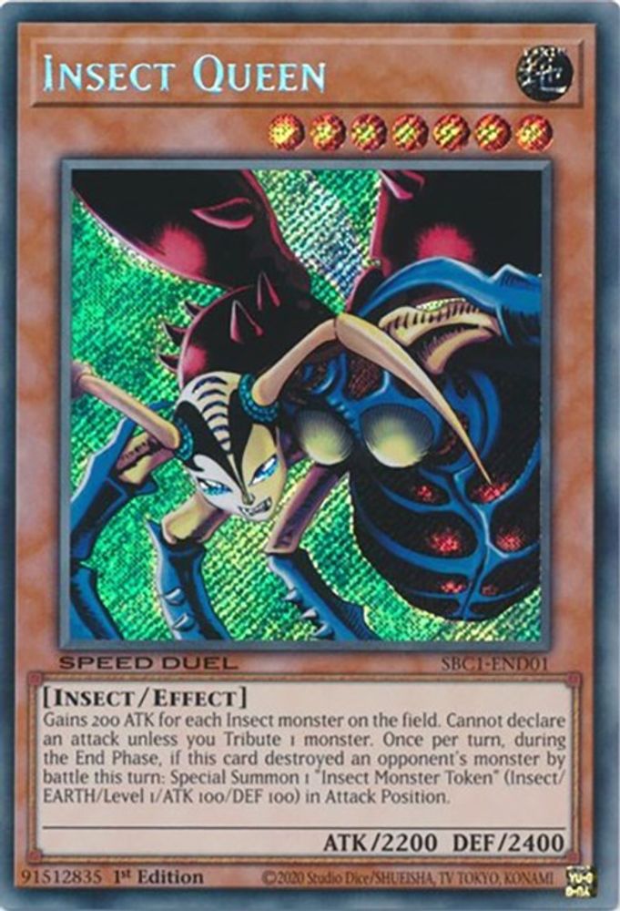 Insect Queen (Secret Rare) (SBC1-END01) - Secret Rare