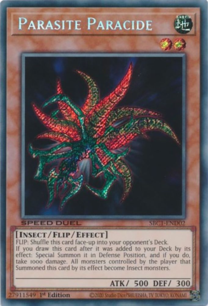 Parasite Paracide (Secret Rare) (SBC1-END02) - Secret Rare