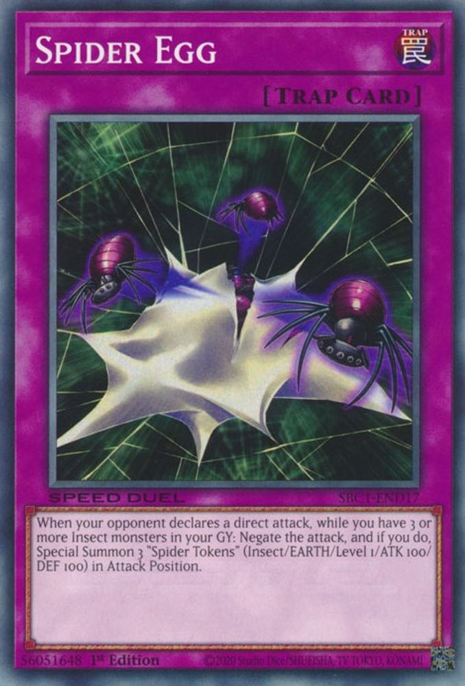 Oeuf d'araignée [SBC1-END17] Commun 