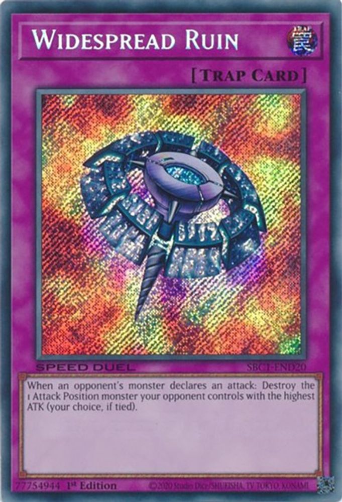 Widespread Ruin (Secret Rare) (SBC1-END20) - Secret Rare